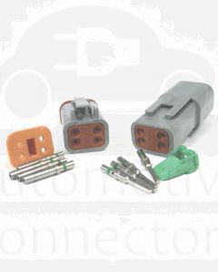 Deutsch DT4-1/10 DT 4 Pole Connector Kit  (10 Pack)