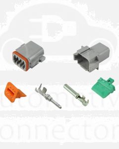 Deutsch DT Series 8 Way Connector Kit with F Crimp Contacts