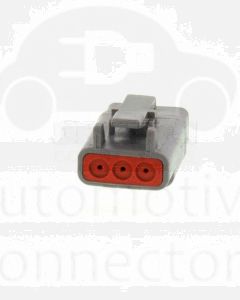 DTM06-3S/B CONNECTOR (CARTON QTY 2000)