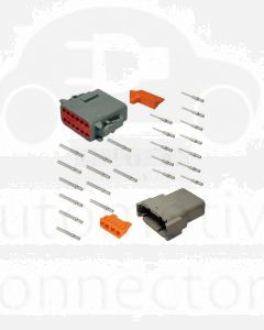 Deutsch DTM12-2/10 Series 12 way Connector Kit (10 pack)