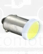 BA9S W6W COB LED Pure White Car Interior Bulb 12V 6000K