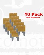 Ionnic MF5/10 ATM Mini Blade Fuse 5A - Orange (Pack of 10)