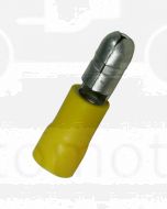 Quikcrimp QKC56 2.5 - 6.0mm² Male Bullet Pre-Insulated Terminal,  Yellow 100 Pack